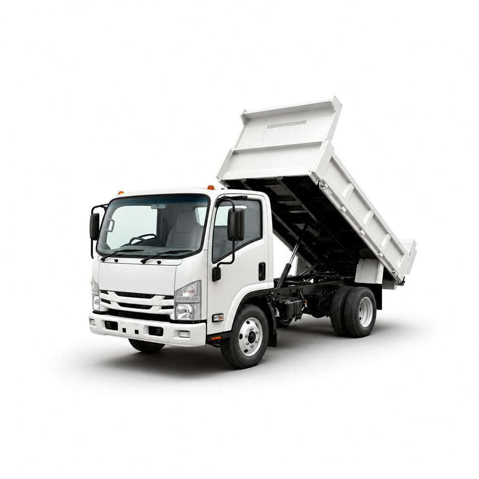 Isuzu - NLR 150 Tipper Truck for hire at JAG RENT Silverdale