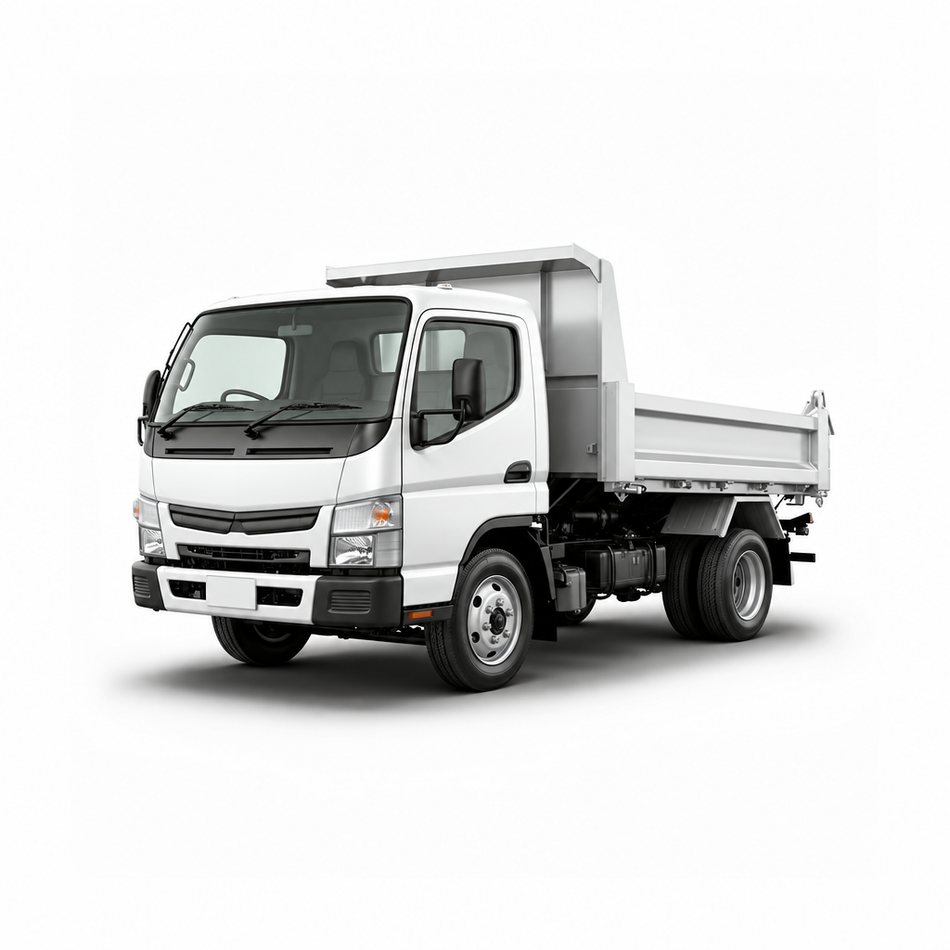 Fuso - Canter 7500GVM Tipper Truck for hire at JAG RENT Silverdale