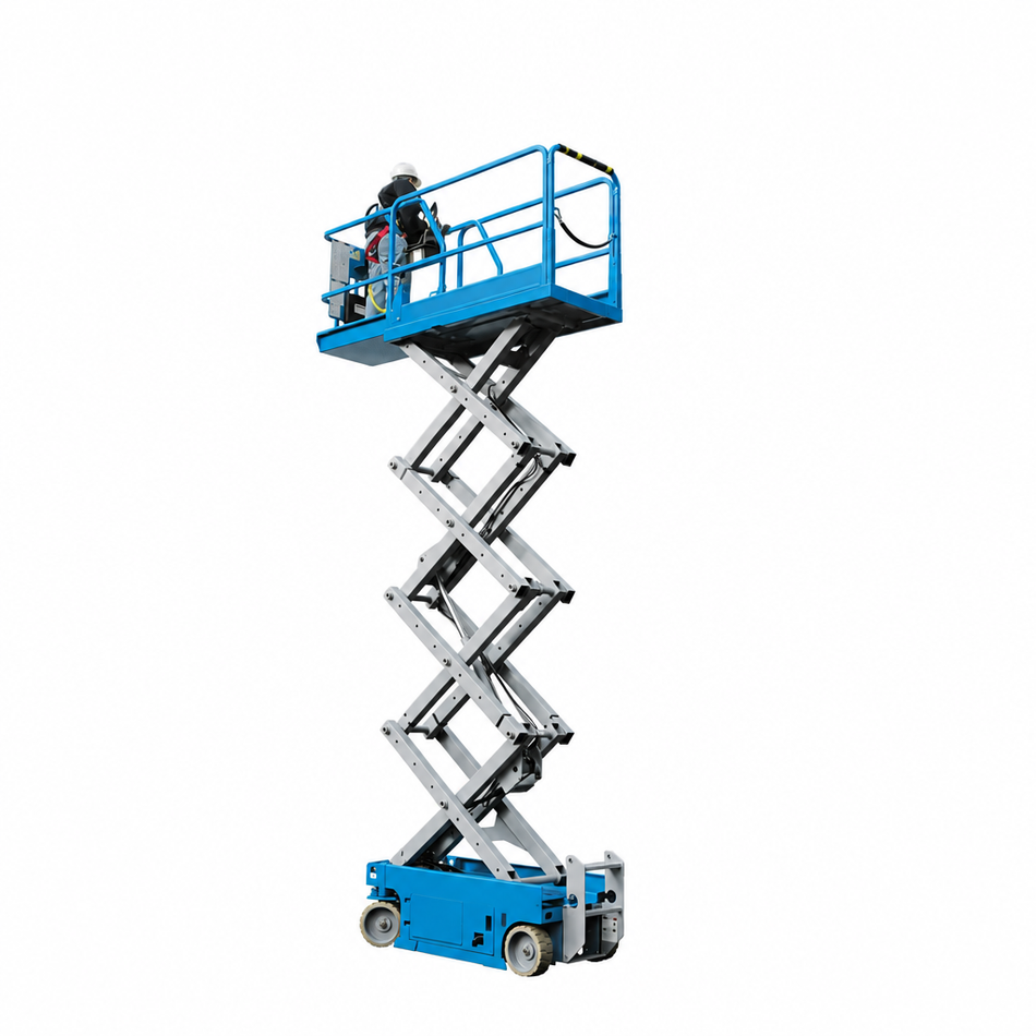 Genie - GS/1932 Electric Scissor Lift — 19ft for hire at JAG RENT Silverdale