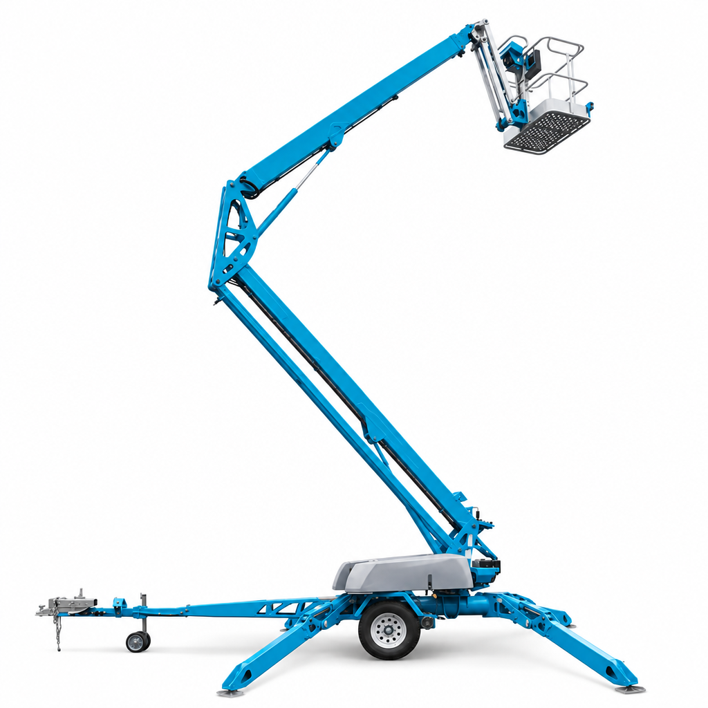 Genie - TZ-50 Trailer-Mounted Knuckle Boom — 50ft for hire at JAG RENT Silverdale