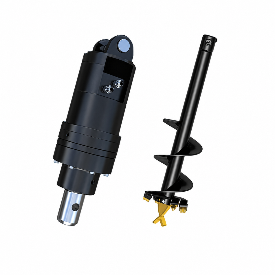 1.7T Excavator Auger Attachment for hire at JAG RENT Silverdale