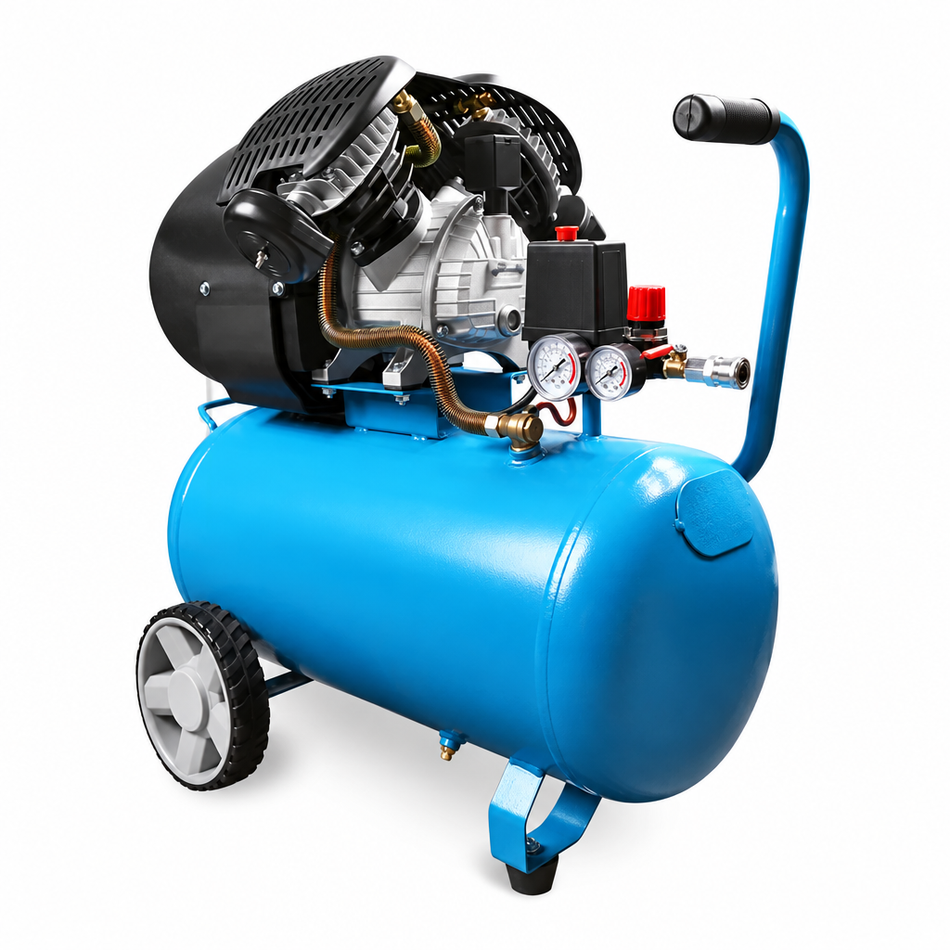 Lincoln - Air Compressor 240V 3HP 50L V-Twin Hire for hire at JAG RENT Silverdale