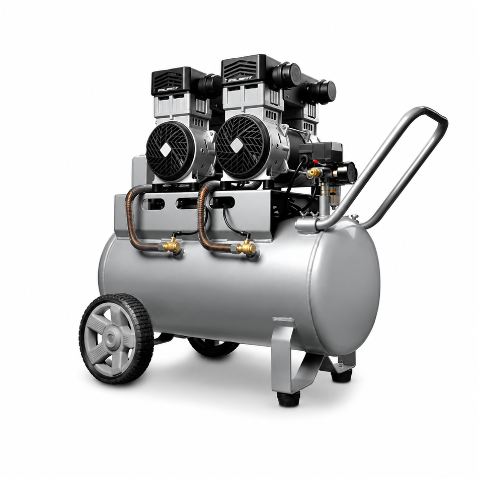 Chicago - Hush70 Air Compressor 70L 1100W Hire for hire at JAG RENT Silverdale