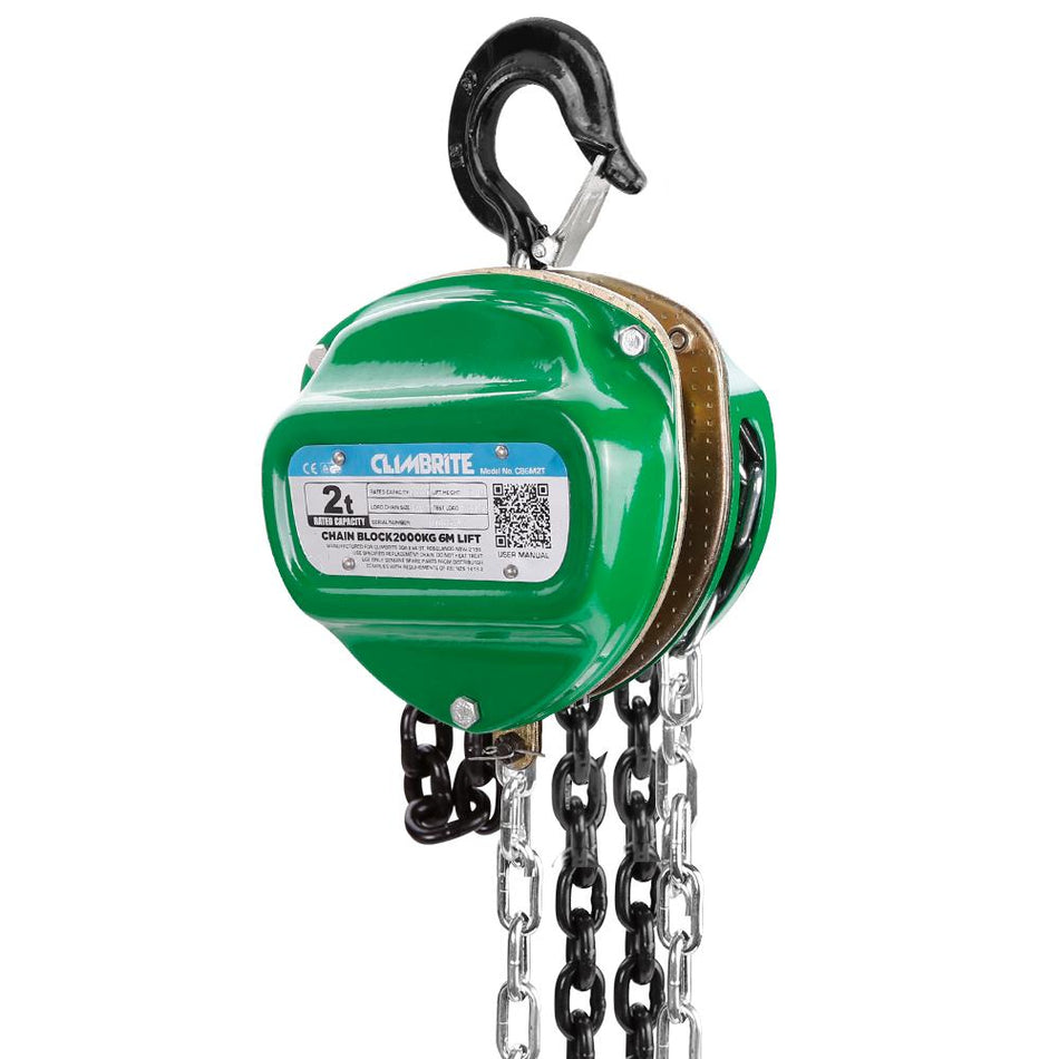 Climbrite - Chain Block 2T 6M Hire