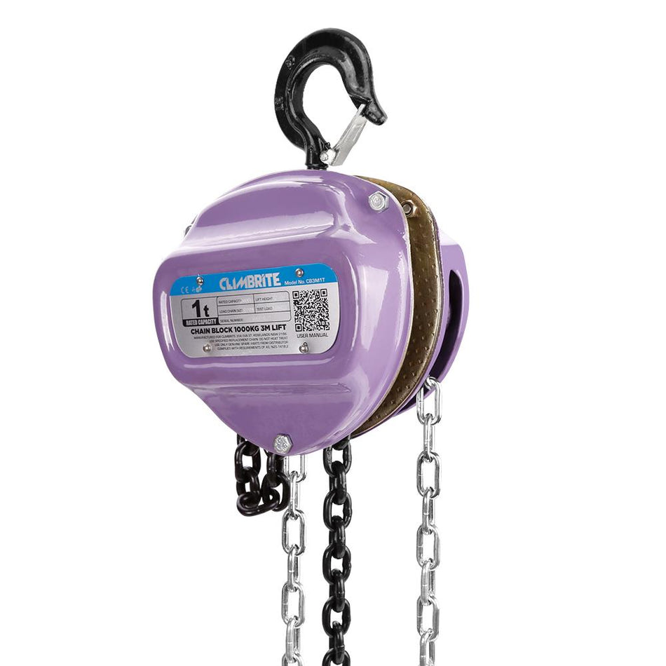 Climbrite - Chain Block 1T 6M Hire