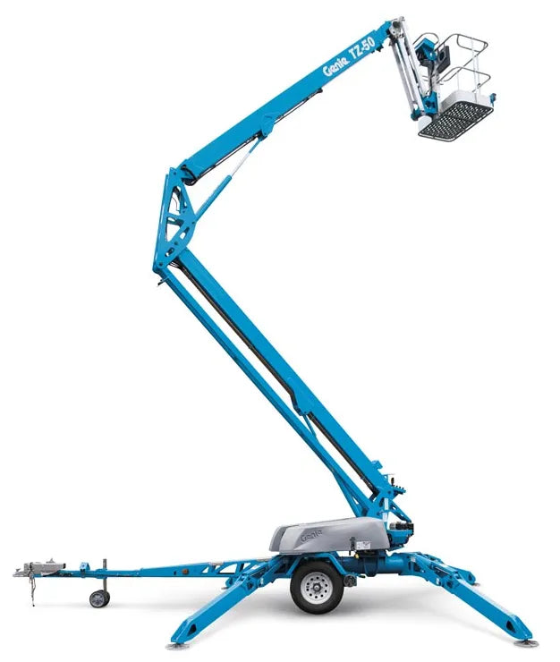 Genie - TZ-50 Trailer-Mounted Knuckle Boom — 50ft